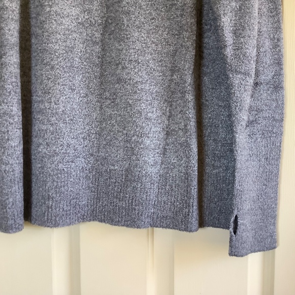 Barefoot Dreams Cozychic Lite Raglan Crew Neck Pullover Pacific Blue Chambray XL - Picture 9 of 14